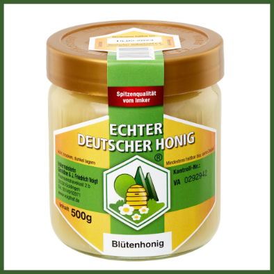 Foto Glas Bluetenhonig