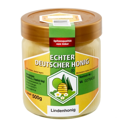 Lindenhonig im 500g Glas