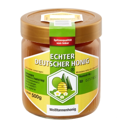 Weißtannenhonig im 500g Glas