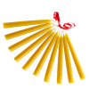 Baumkerzen aus Bienenwachs (10-er Set) 115mm x Ø11-13mm